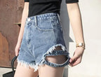 Rivet Denim Shorts