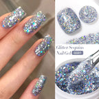 LILYCUTE 8ml Pink Dried Flower Gel Nail Polish Natural Flower Fairy Nail Art Gel Soak Off UV LED Painting Varnish For Nails DIY