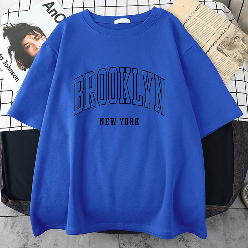 Brooklyn New York Blue Design Tee