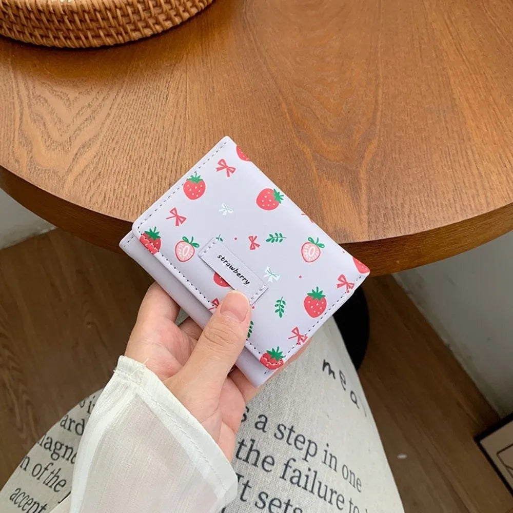 Strawberry Tri-fold Wallet