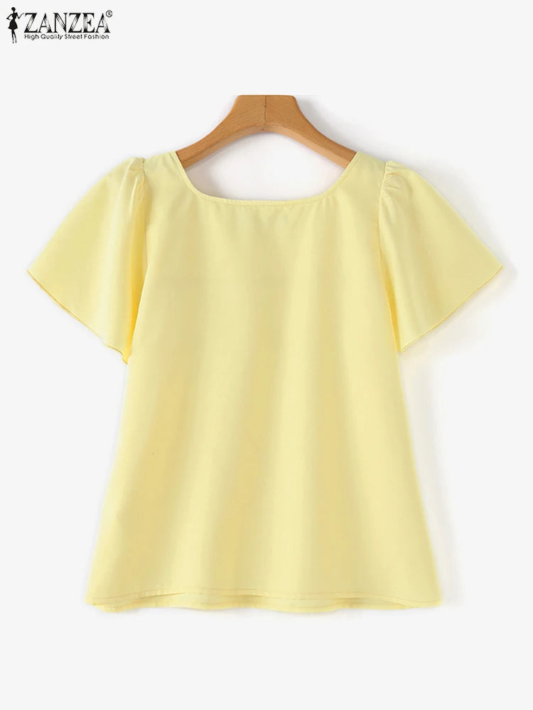 ZANZEA Short Sleeve Shirt