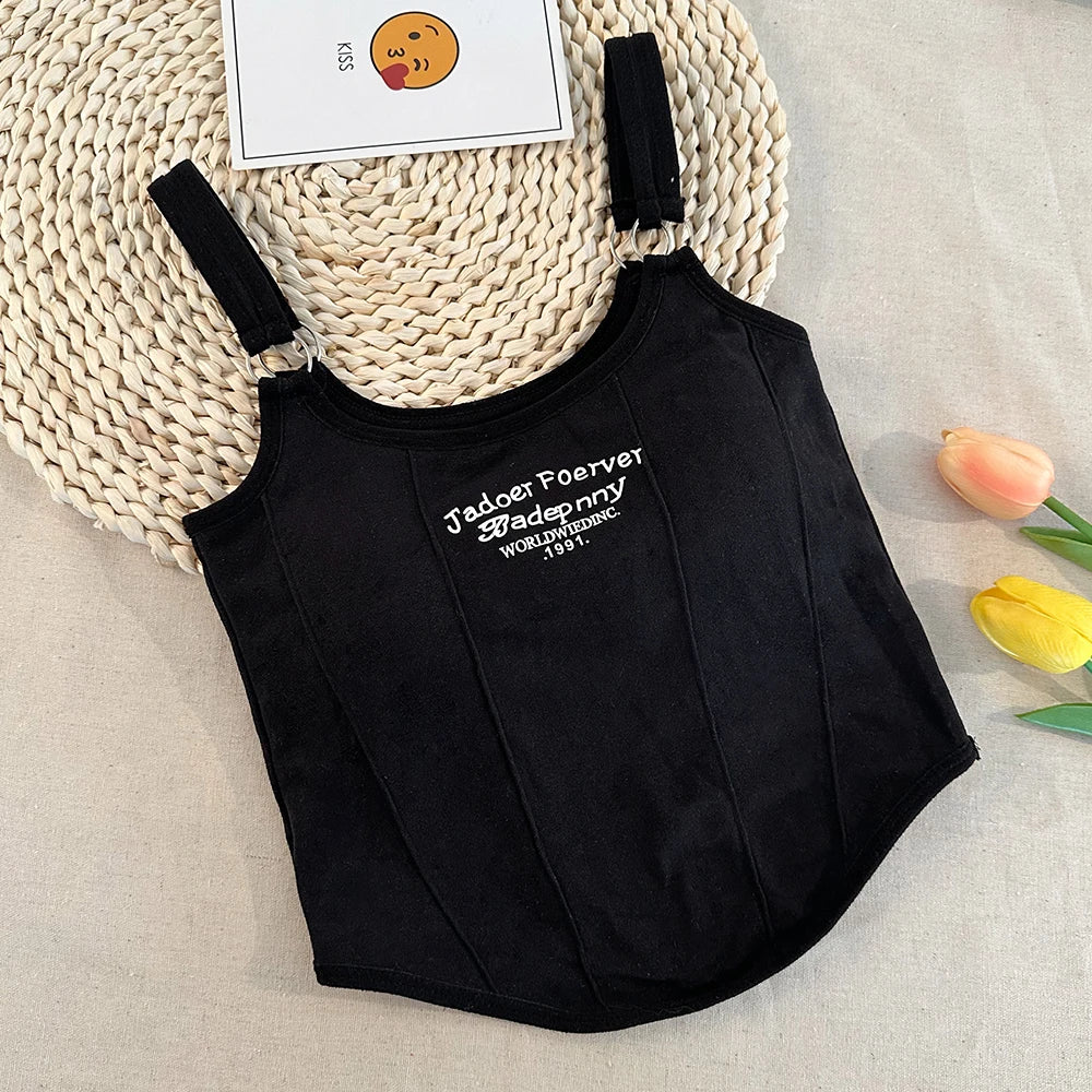 Ring Strap Ribbed Camisole