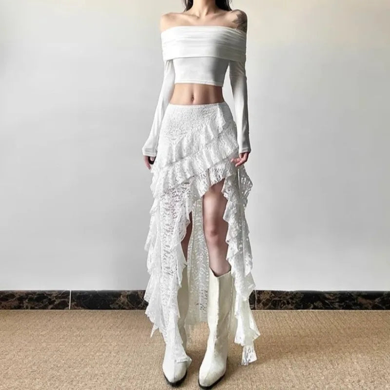 Lace Maxi Skirt