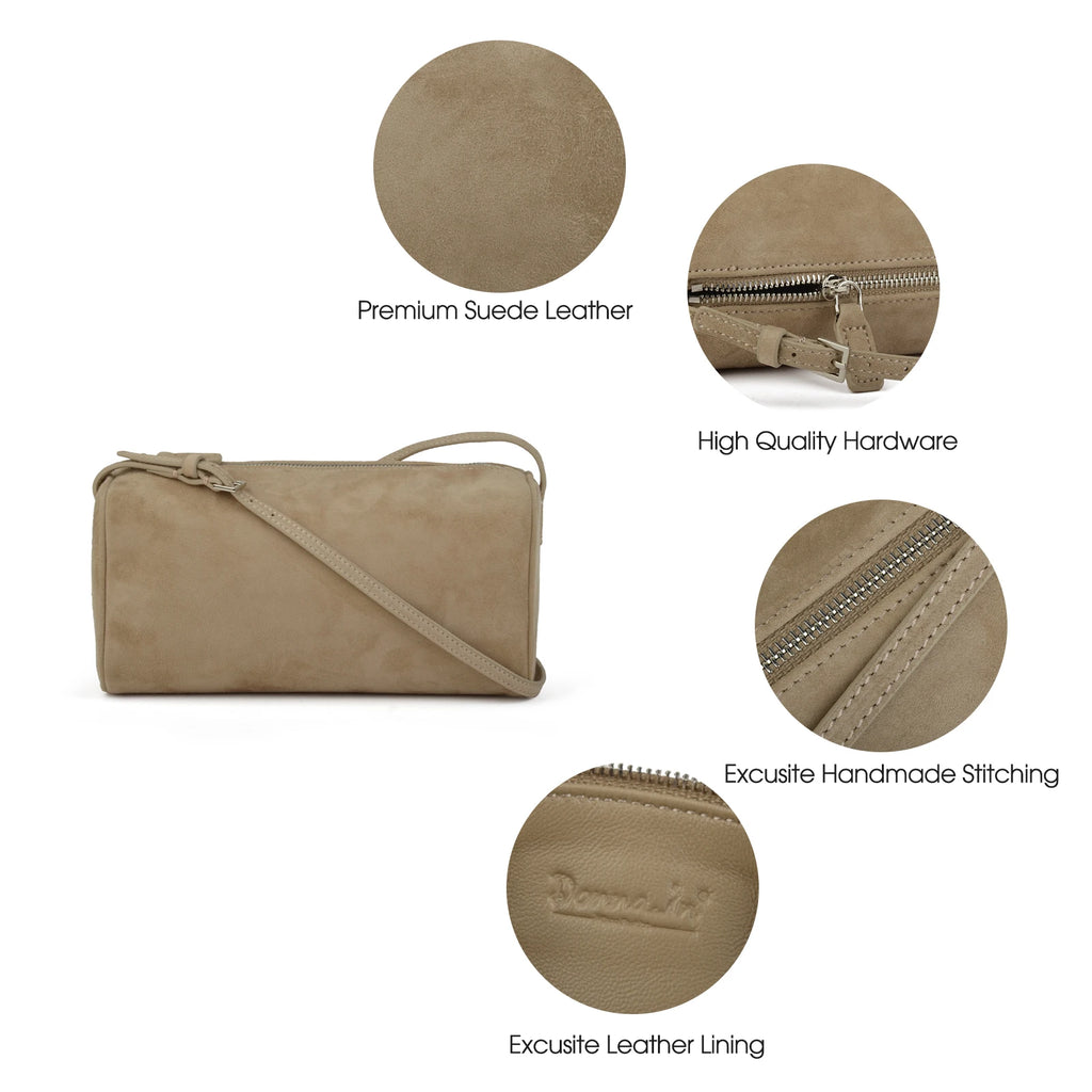 Suede Handbag