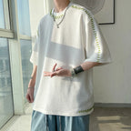 Waffle Knit Oversized T-Shirt