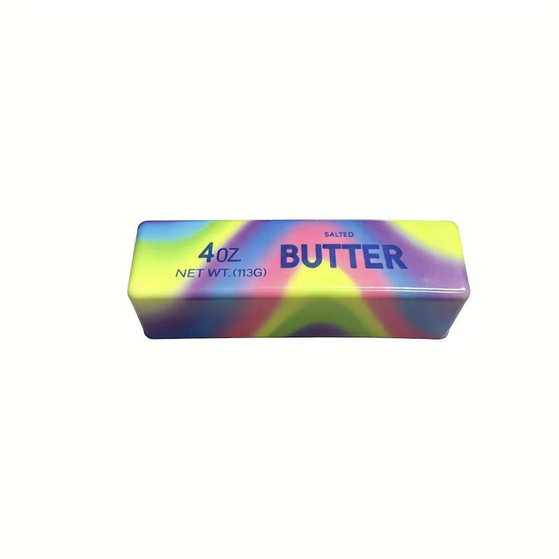 1Pc Butter Stick Fidget Toys Squishy Elastic Cheese Stick Funny Decompression Stress Anxiety Relief Game Squeeze Prank Toy