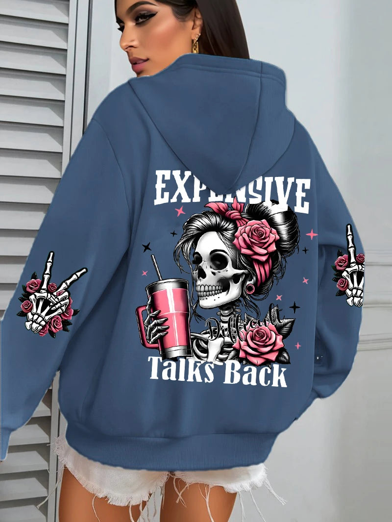 Expensive Talks Back Hoodie