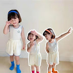 Sleeveless Vest T-Shirt Shorts Two-Piece Set