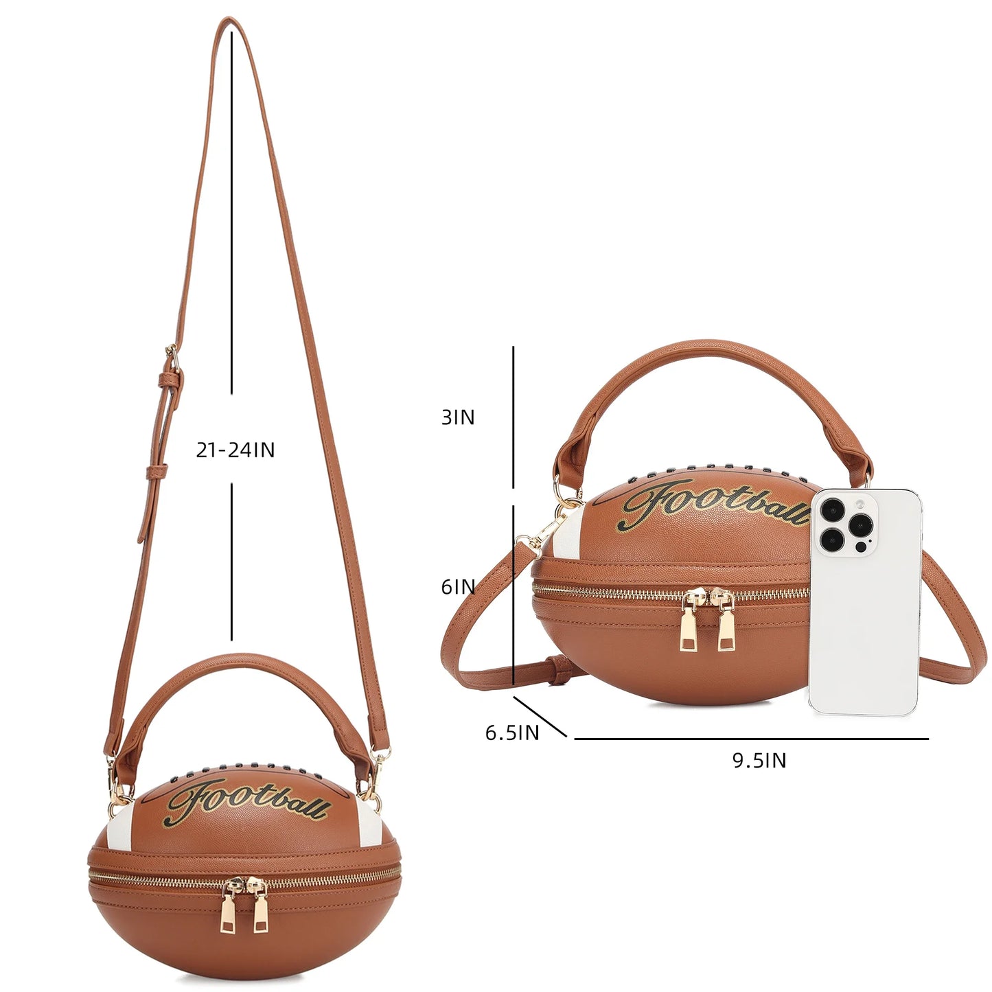Football Crossbody Bag