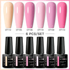 6Pcs Gel Nail Polish Set