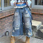 Slim Machete Denim Shorts
