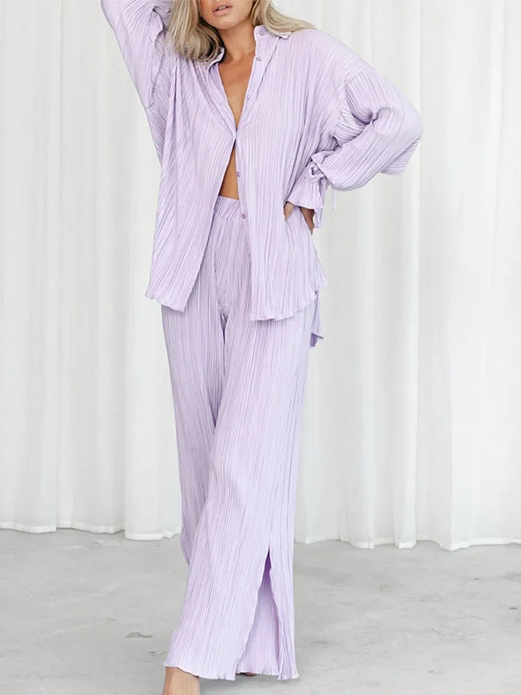 Pleated 2 Piece Set