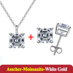 1-3ct Moissanite Diamond Jewelry Set