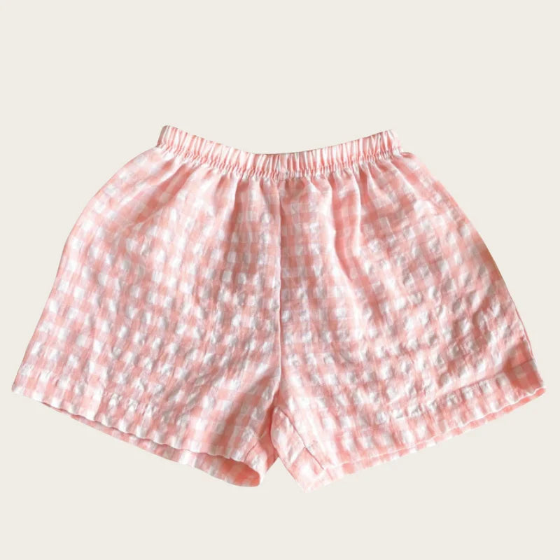 Bubble Gingham Shorts
