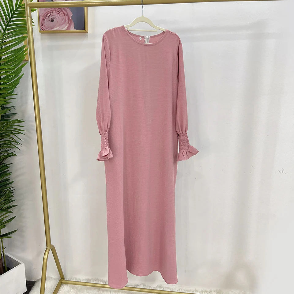 Loose-Fit Plain Abaya