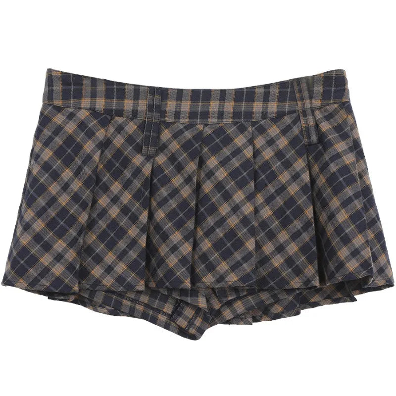 Plaid Mini Skirt