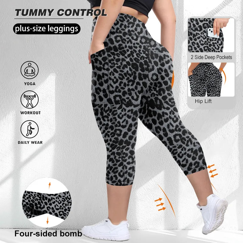 Leopard Print Yoga Pants