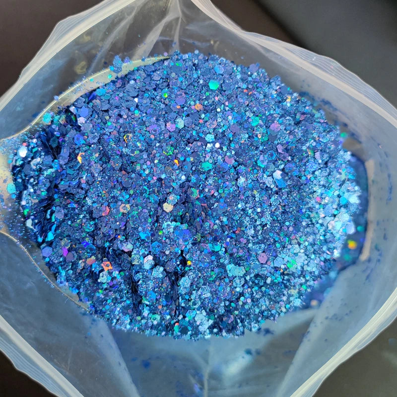 1KG Wholesale Mixed Size Holographic Nails Sequins Manicure Glitter Flakes Paillettes Nail Art Decorations Body/Face Glitter