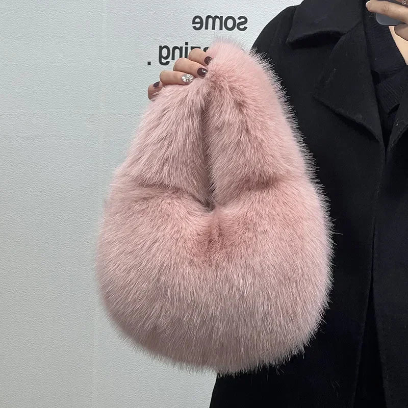 Furry Shoulder Bag