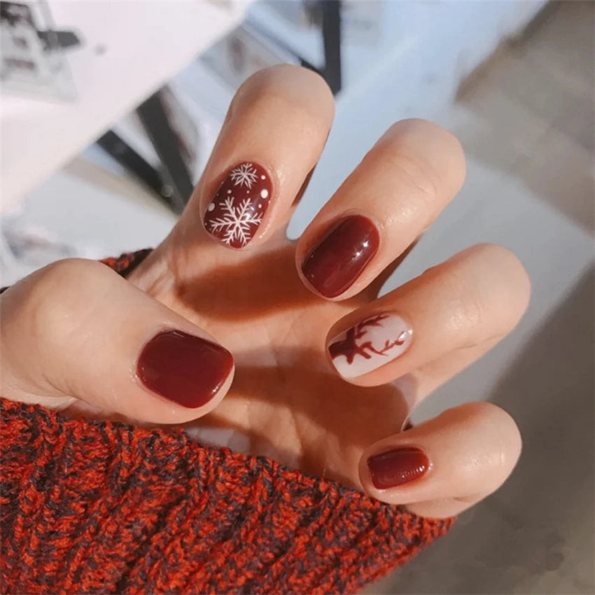 24pcs Professional Ultra-thin Finished Fake Nails