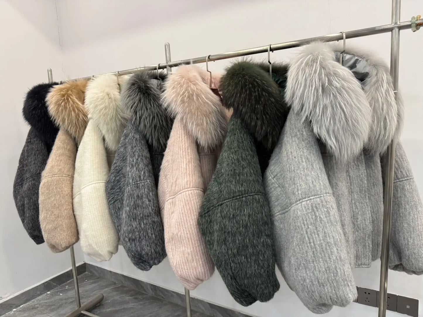Down Fur Jacket