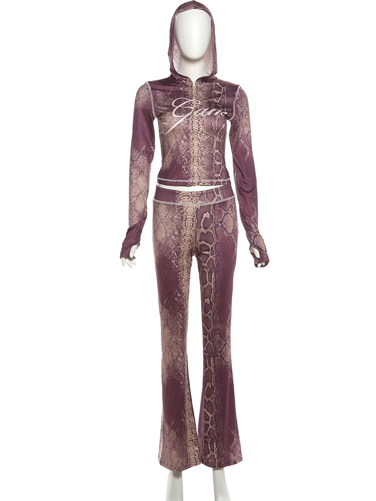 Letter Tracksuit 2-Piece Set
