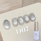 MIANEL 1-16PCS Light Smoke Magnet Cat Eye Gel Nail Polish 2025 New Glass Bead Nude Pink Nail Glue Pink Nails Blue Nails Nail Art