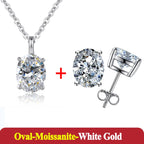 1-3ct Moissanite Diamond Jewelry Set