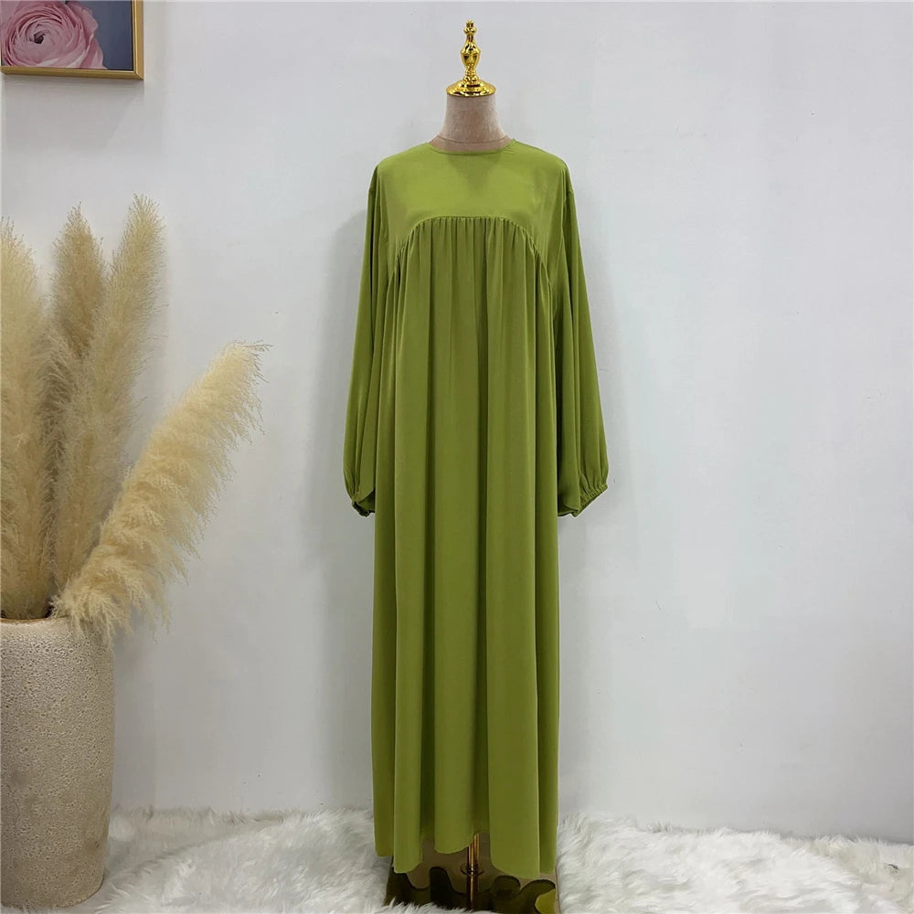 Kaftan Women Abayas Muslim Modest Prayer Loose Long Maxi Dress Turkey Khimar Eid Dubai Islamic Robe Arab Ramadan Jalabiya Caftan