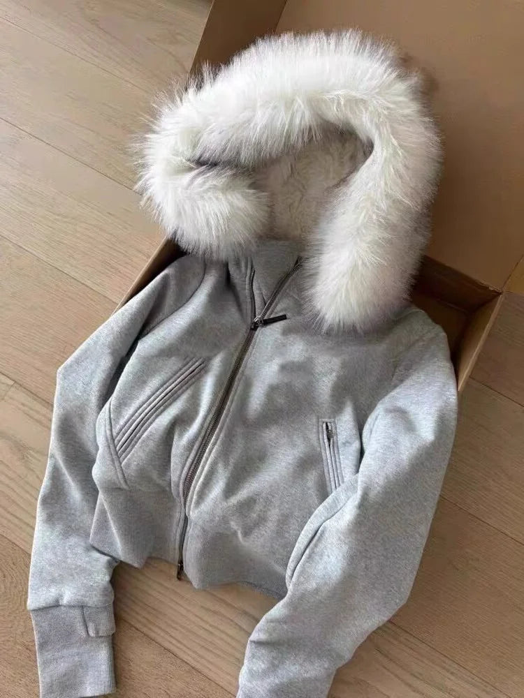 Fur Collar Hoodie