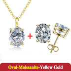 1-3ct Moissanite Diamond Jewelry Set