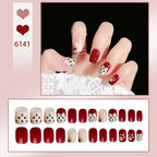 24P Rainbow Fake Nail