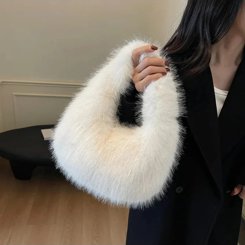 Furry Shoulder Bag