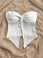 Twist Knot Front Crop Top
