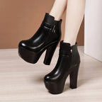Platform Ankle Boots