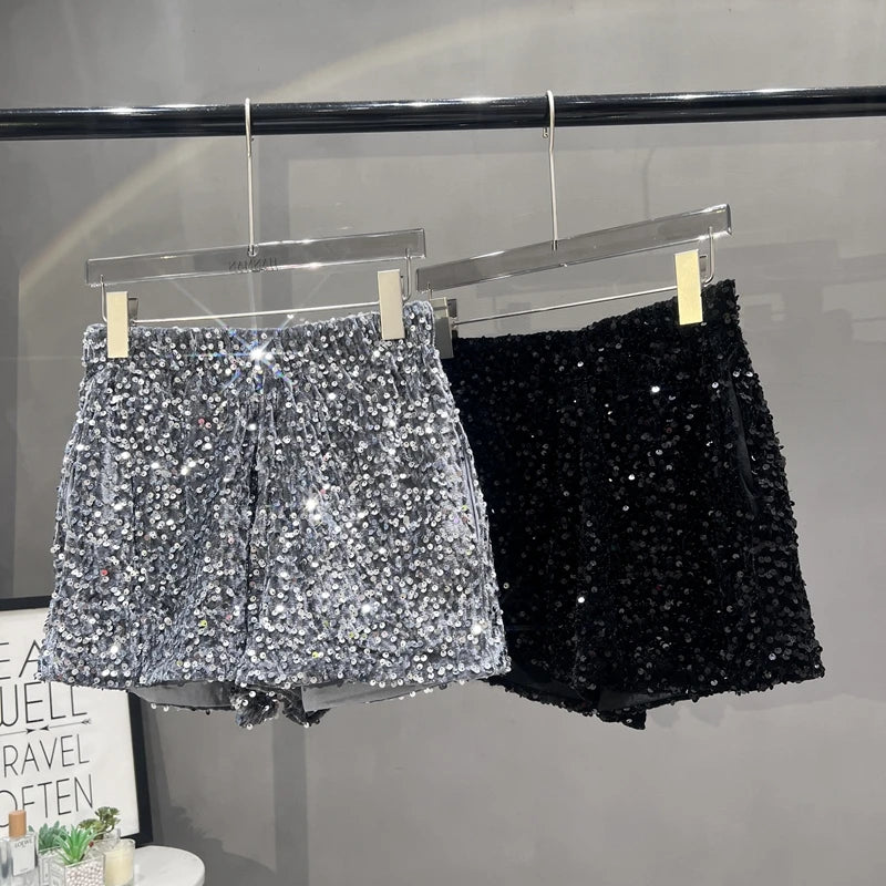 Sequined Shorts