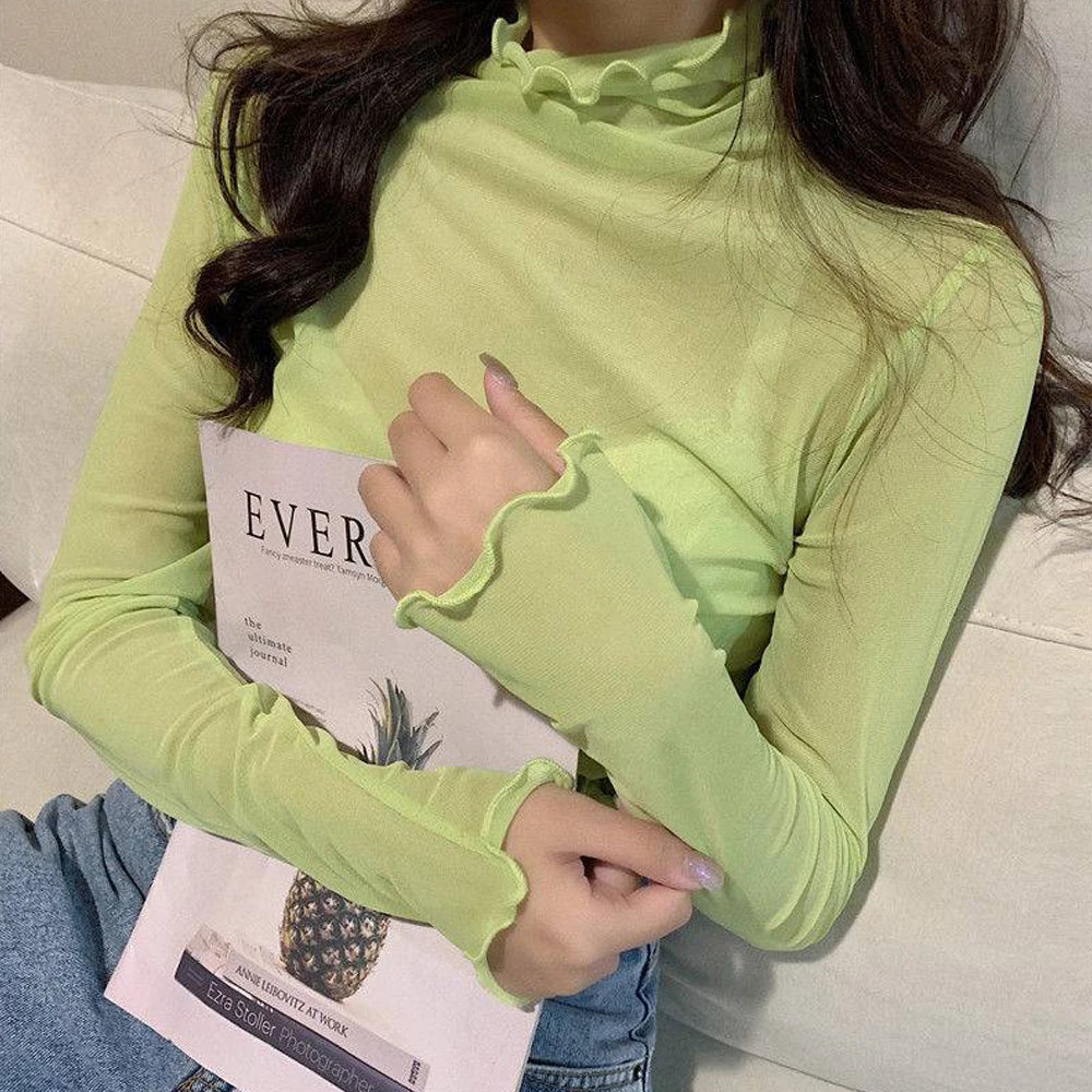 See Through Transparent Top