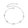 925 Sterling Silver Bezel Setting Starry Moissanite Bracelet