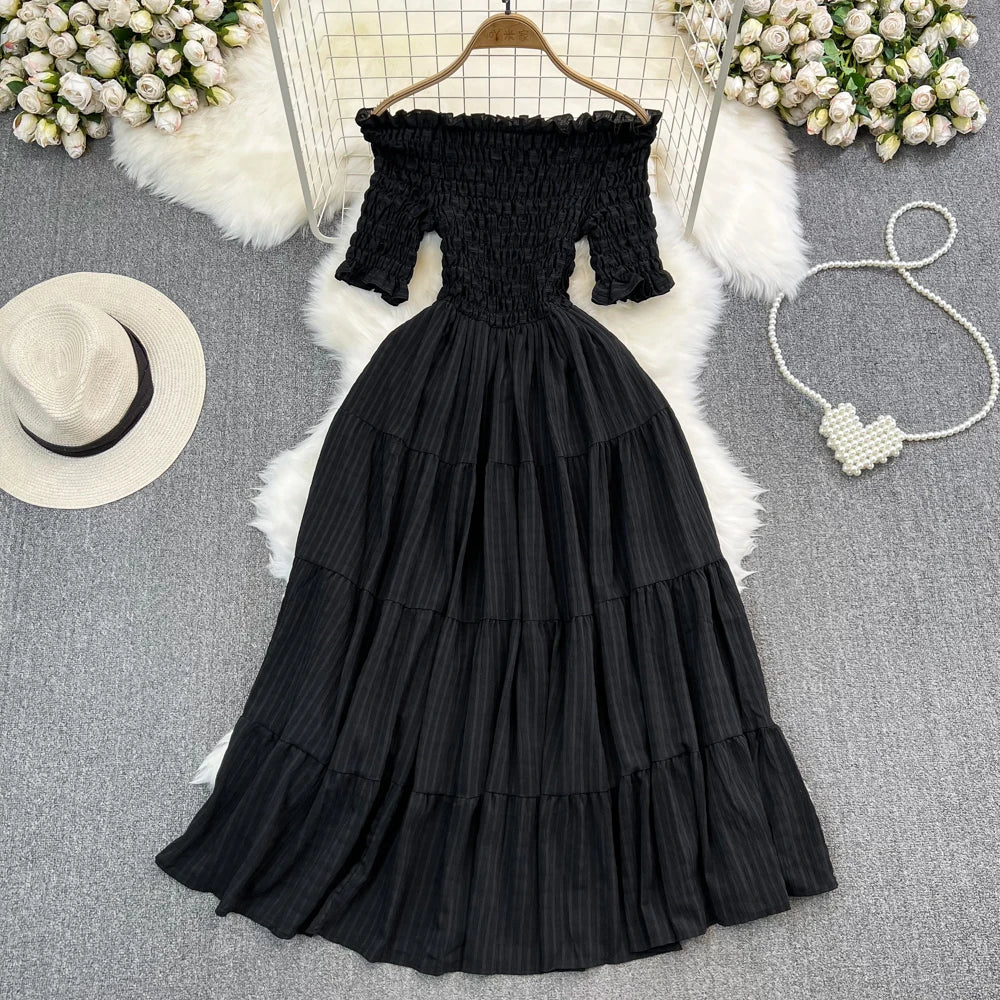 A-Line One-Shoulder Dress