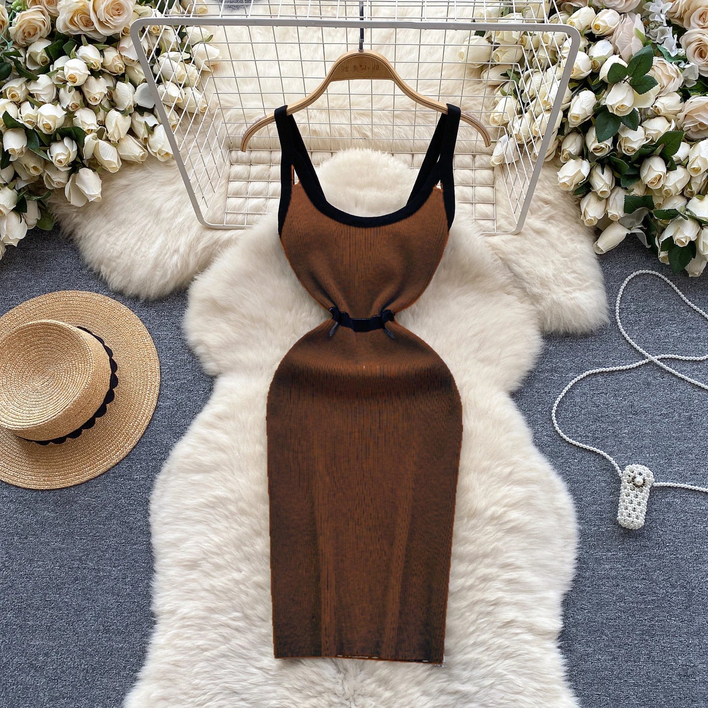 Knitting Wrap Dress
