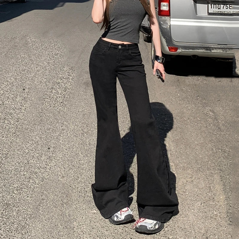 Low Waist Boot Cut Jeans