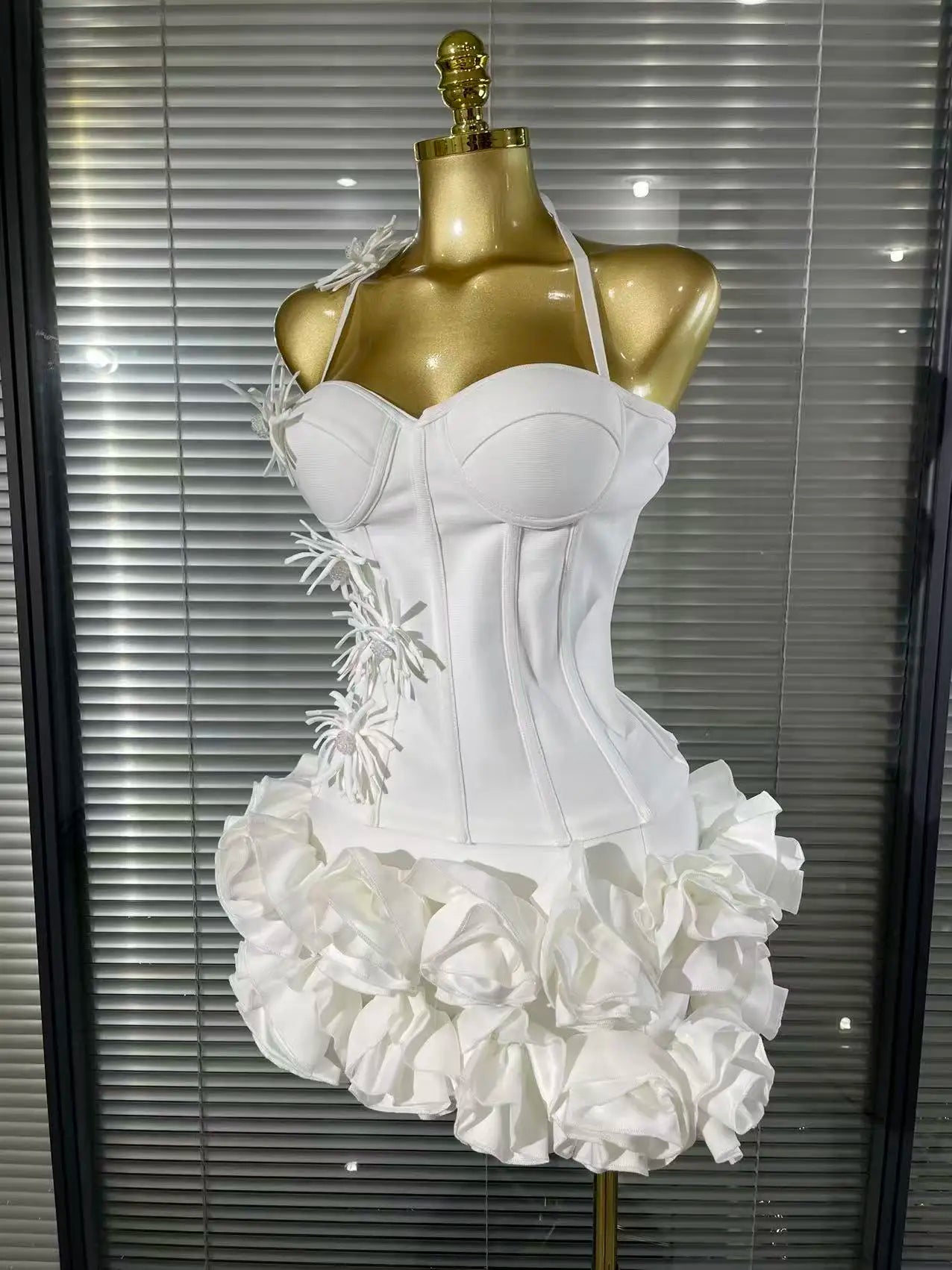 2 Pieces Bodycon Bandage Mini Dress