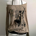 Cross Print Tee