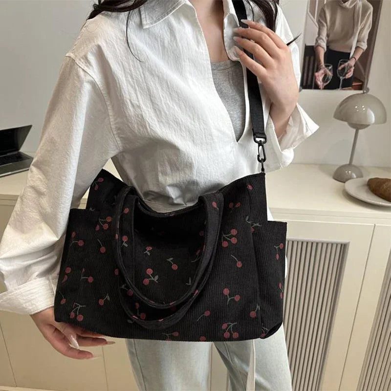Cherry Print Tote
