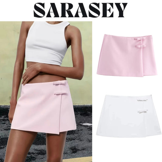 Asymmetric Low-Rise Skirt