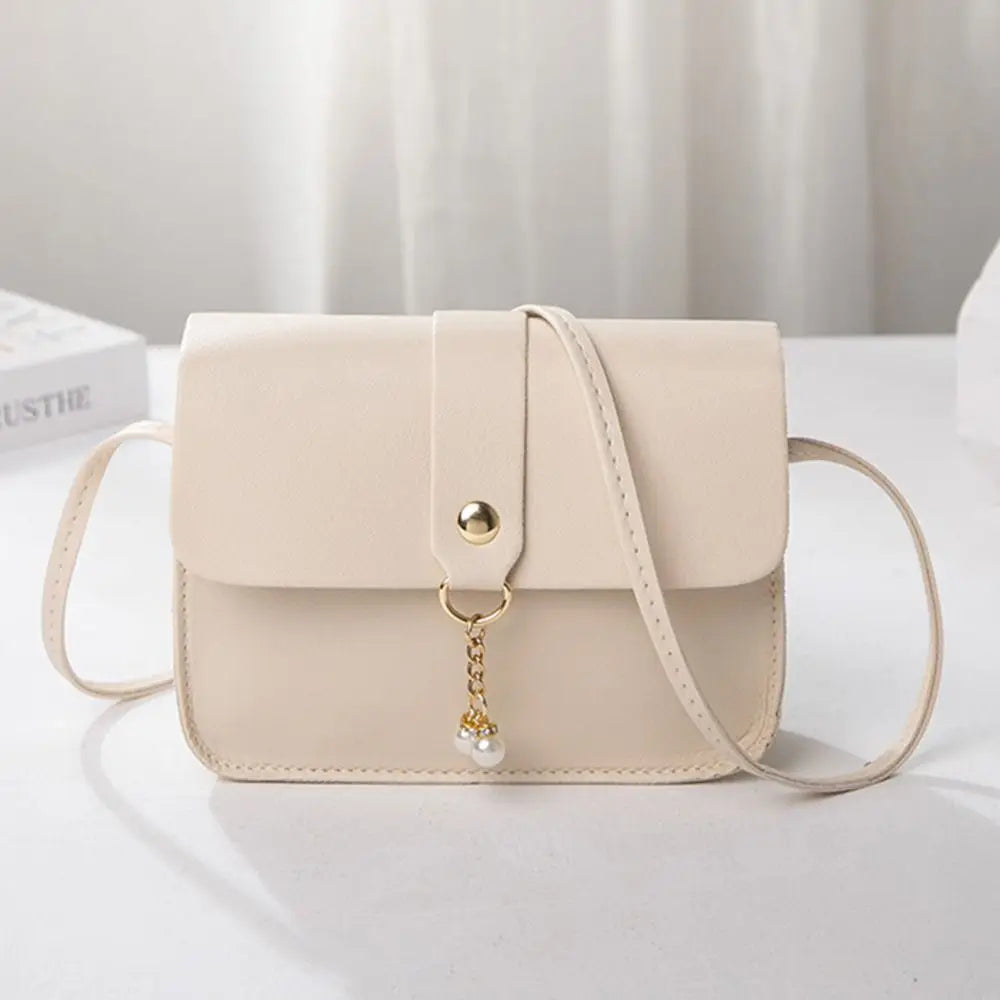 Pearl Accent Mini Crossbody Bag