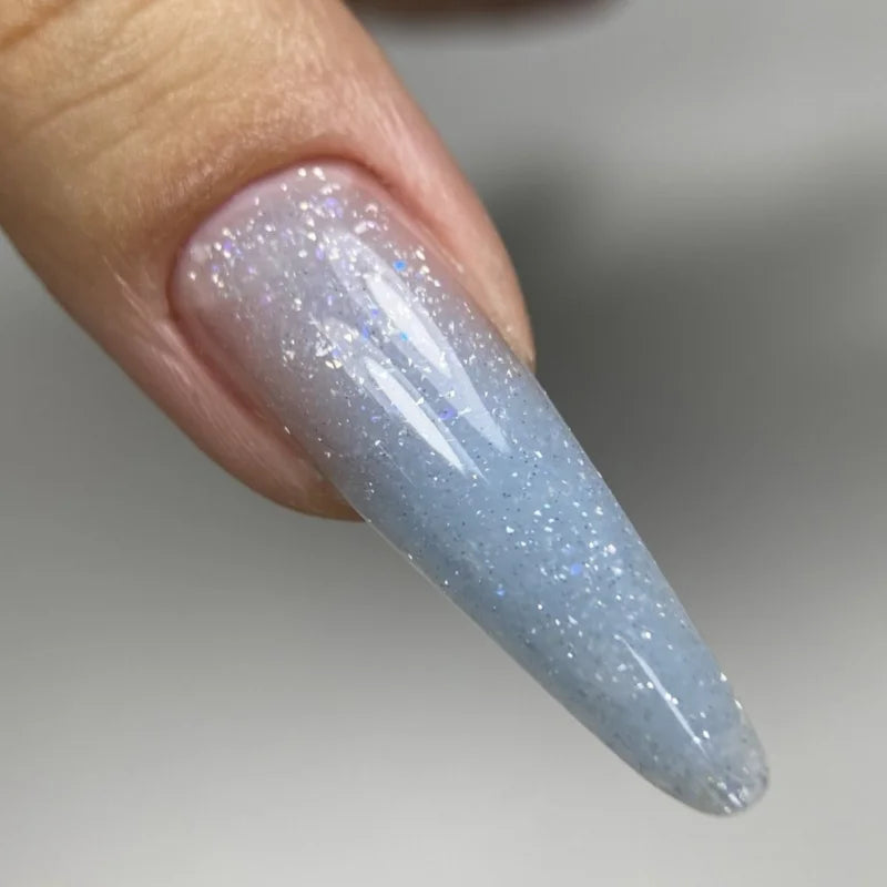 MSHARE 150ml Ice Blue Jelly Gel Builder Nail Extension Gel Tpo Hema Free Gel Nail Construction Cream Medium Shimmer UV Led Gel