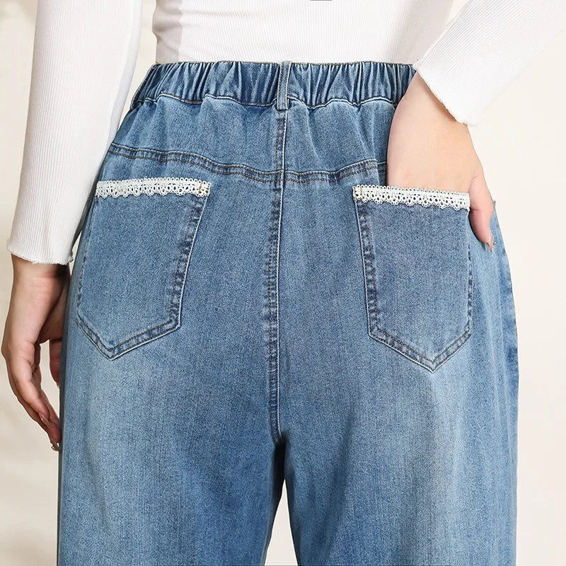 Loose Straight Wide Leg Jeans
