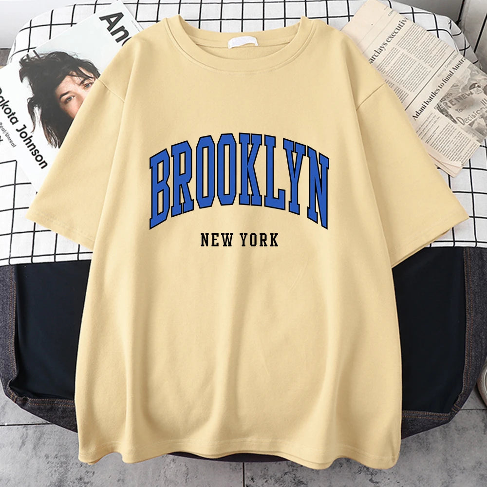 Brooklyn New York Blue Design Tee