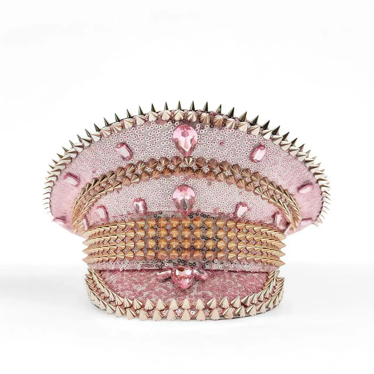 Steampunk Rhinestone Captain Hat